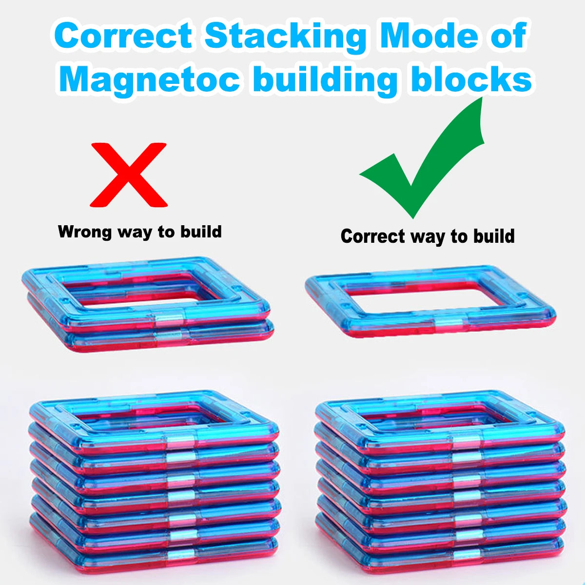 Magnetic Building Blocks (Construction Set) ™TheTinyLions