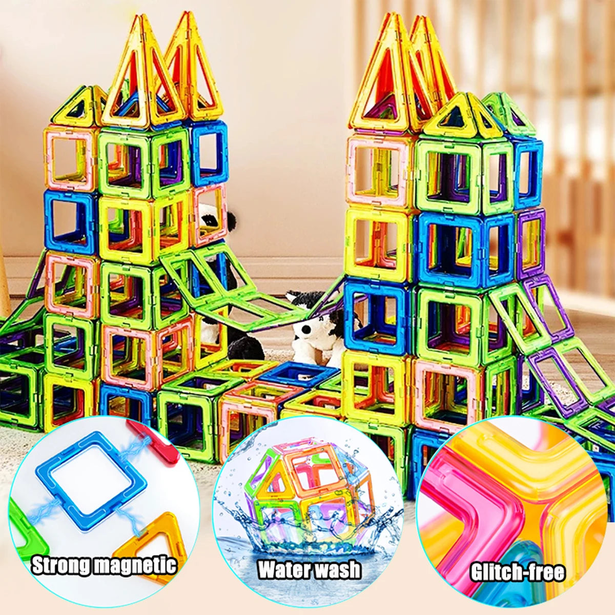 Magnetic Building Blocks (Construction Set) ™TheTinyLions